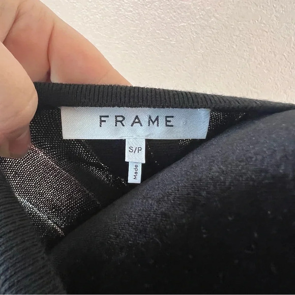 Frame Stripe Crew Long Sleeve Top - Picture 12 of 16